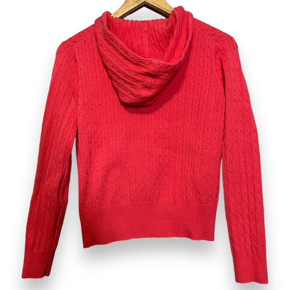 Liz Claiborne Zip Up Cable knit sweater - Medium‎ - Picture 2 of 8
